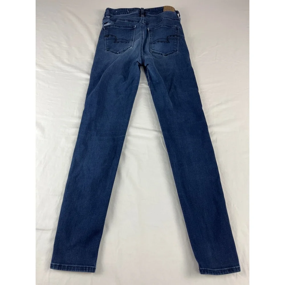 American Eagle Outfitters Super Stretch X Dark‎ Wash Skinny Jeans - Picture 8 of 8